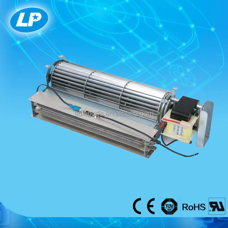 Cross flow fan apply in Heater AC 60-2 Series turbo heater fan ac motor