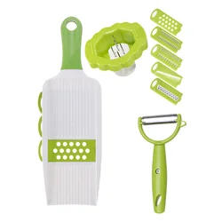 Household Items Vegetable Grater 5 in 1 Kitchen Carrot Grater