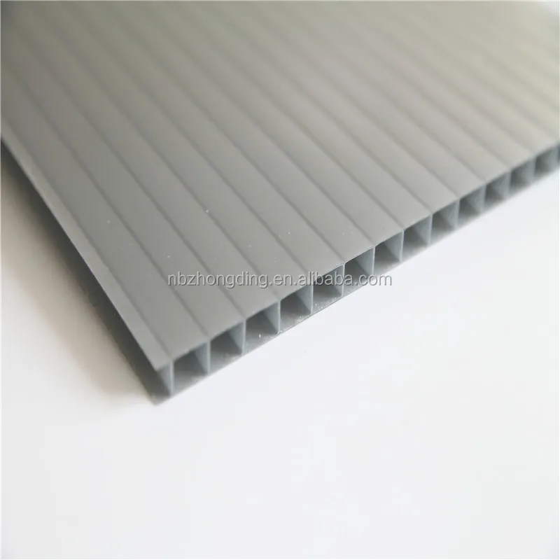 
twinwall lexan crystal polycarbonate hollow sheet/twinwall hollow polycarbonate/twinwall polycarbonate hollow sheet 