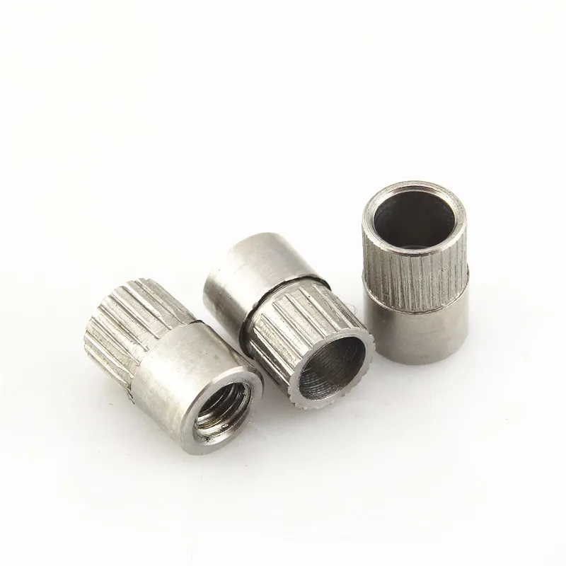 Customized CNC Turning Lathe Steel Thread Barrel Parts stainless steel bushing