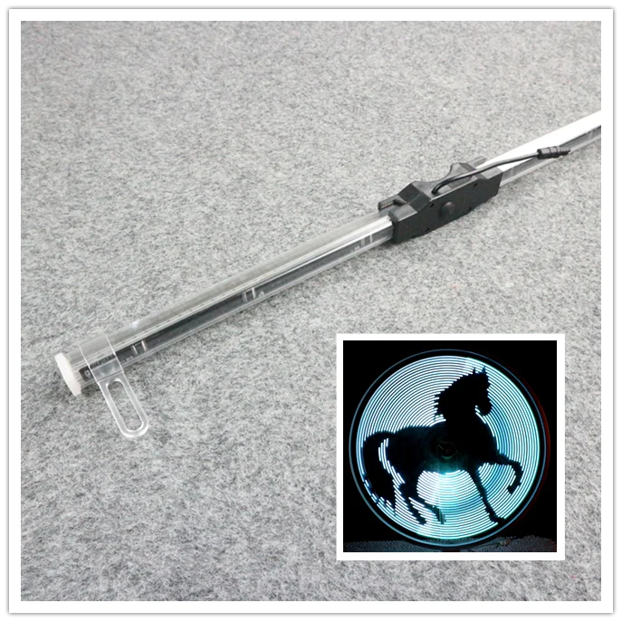 Bicycle Programmable DIY Logo Photos Bike Spoke Light Wheel Light