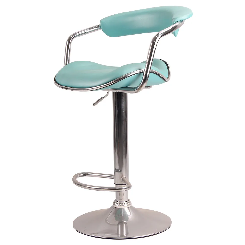 
Wholesale Italian Design Adjustable Modern Leather Bar Chair with Back 