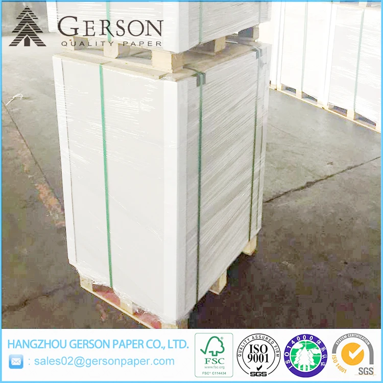 
Manufacturer Direct Sell/ Recycled Paper 180 gsm Coated Cardboard Duplex Board Paper PE Film Wrapped 