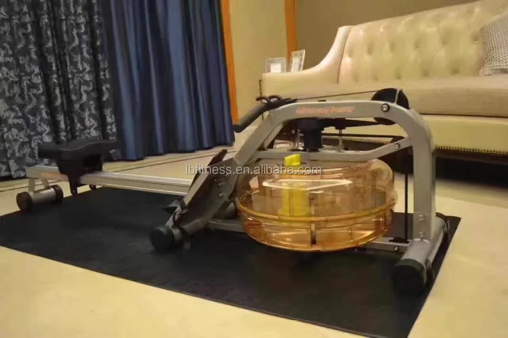 OEM Indoor Gym Fitness Equipment Mental Water Rower Rowing Machine with Monitor