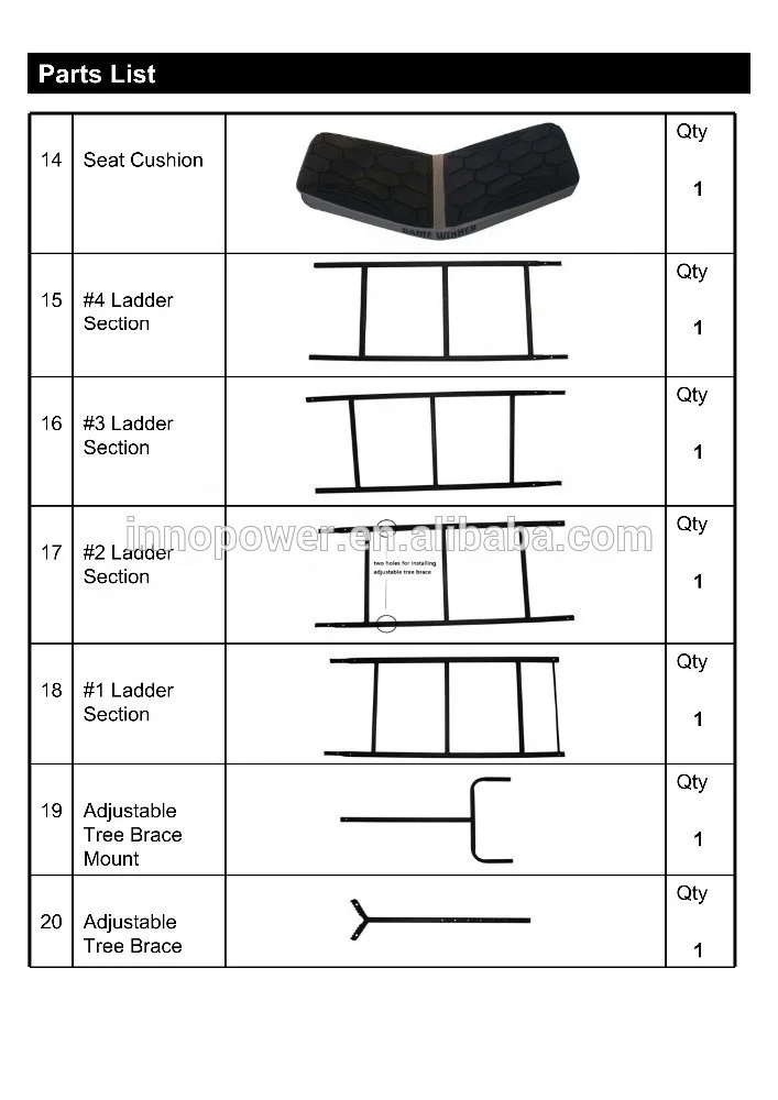 Luxury  hunting tree stand/2 person ladder stands TD-204