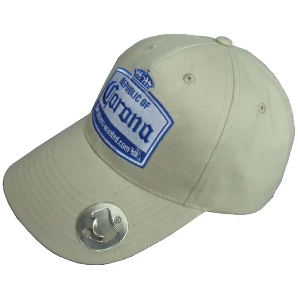 
Wholesale custom mens embroidery bottle opener baseball cap 