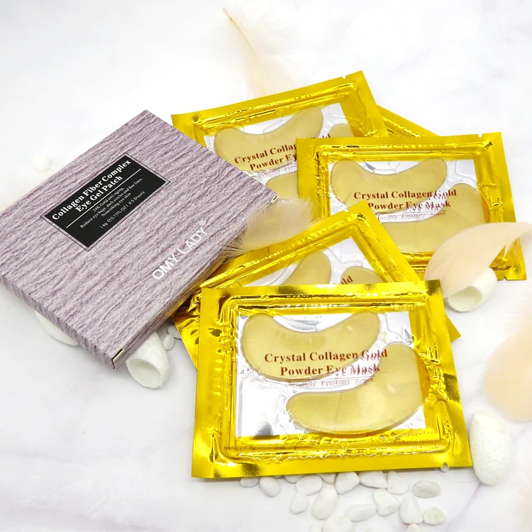 Balala Private label 24k gel pads gold collagen under gel eye mask