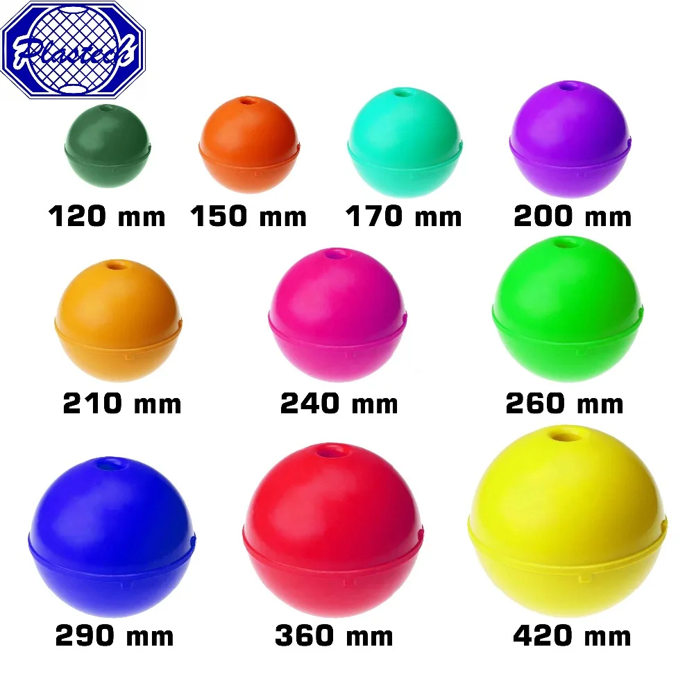 Center Hole Type Hollow Plastic Float Ball