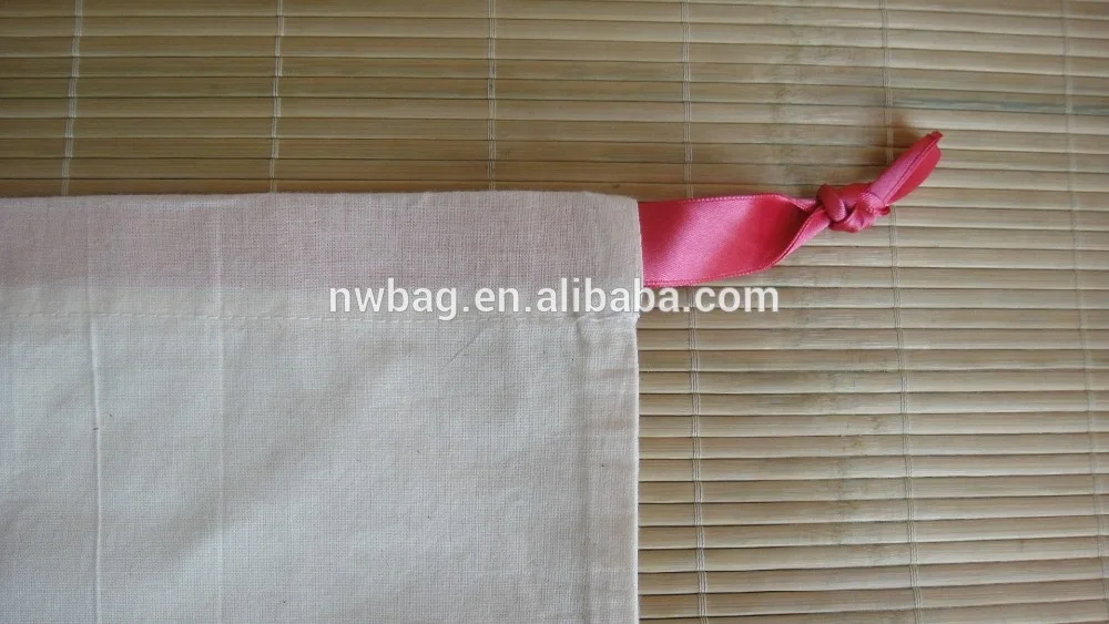 
Custom Printed Cotton Drawstring Dustbag 