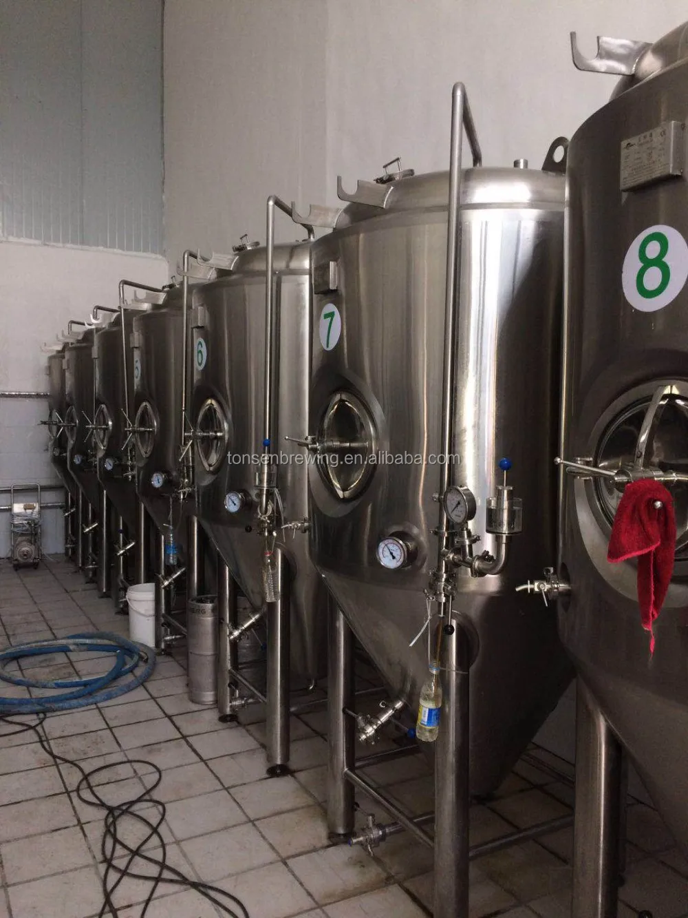 500 liters stainless steel conical fermenter/fermenter tank