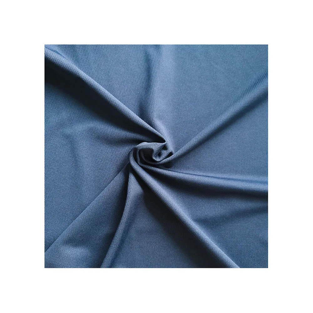 
Leading manufacturer circular knit dope dye black polyester spandex corn mesh fabric for sports apparel PS1Y23 