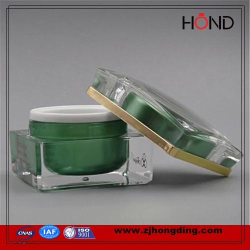 
wholesale acrylic jar transparent color 15 ml plastic empty face cream jars 