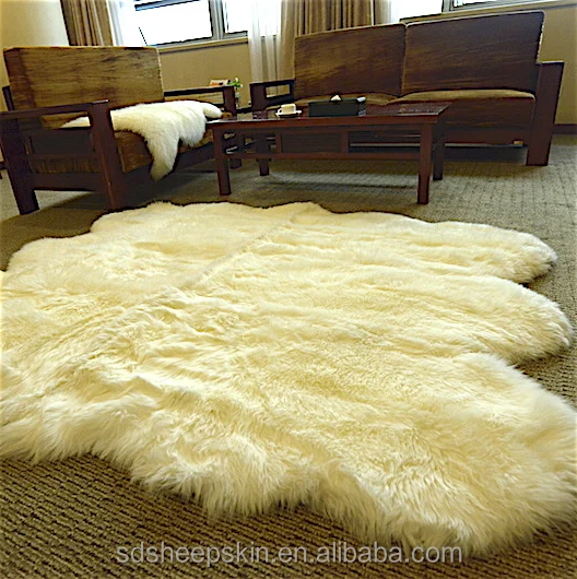 long hair sheep fur carpet rug white lamb carpet rug home deco fur shaggy rug