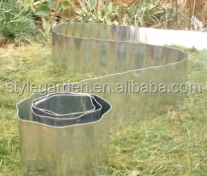 5m 10 m galvanized metal Garten Jardin Garden decorative border lawn garden Landscape Edging Plastic