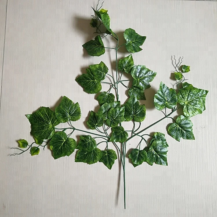 Super star artificial grape leaves artificial plants trees branches