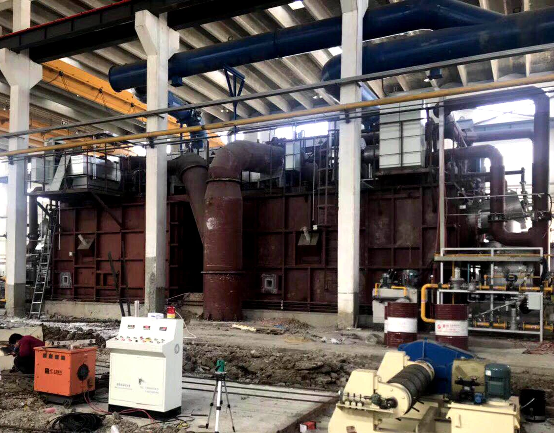 Hot top aluminum billet casting machine in China