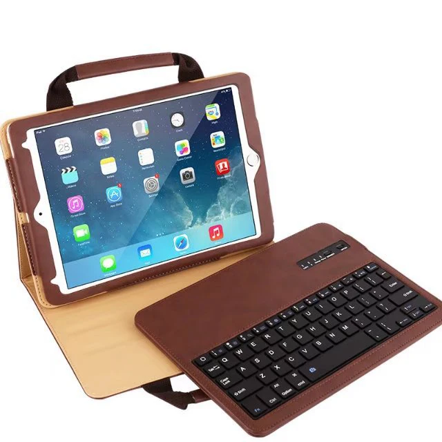Кожаный чехол с Съемная Магнитный Bluetooth клавиатура для IPad Pro9.7