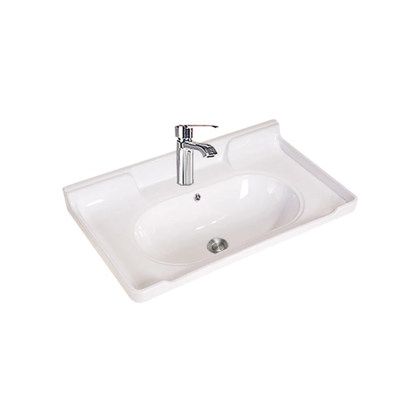 Индивидуальная Керамическая Настольная раковина Настенная в скандинавском стиле для отеля роскошная белая прямоугольная ванной комнаты