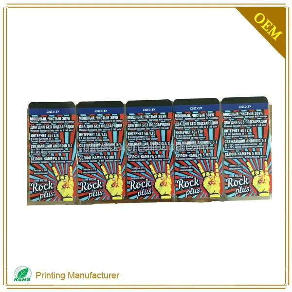 Minsda Fashion 24k Gold Plating Flashing Mobile Phone Led Light Sticker