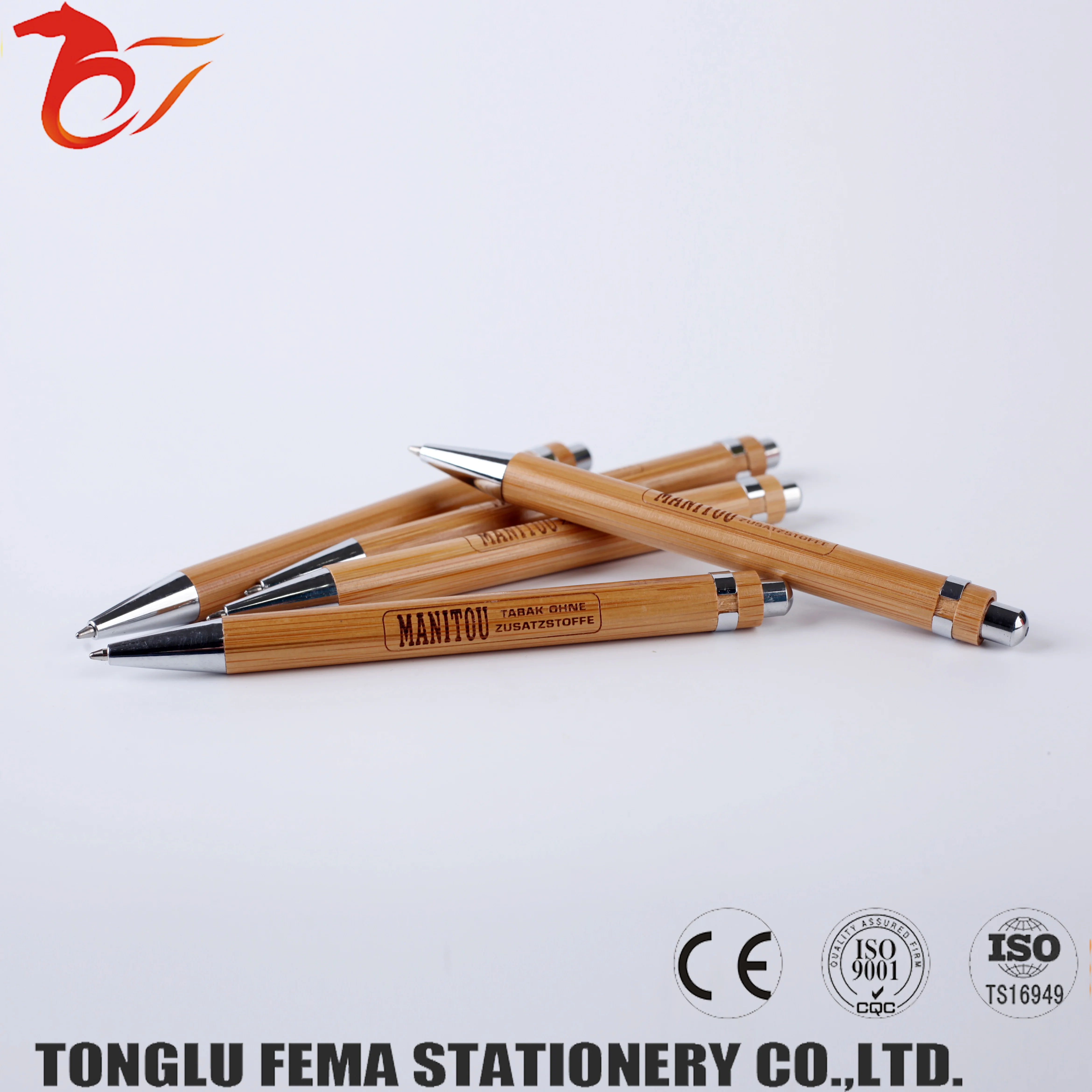 
Fema recycled bambo pen with custom logo ballpoint pen 