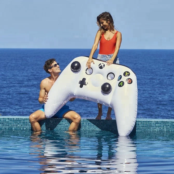 promotional custom design IT Products game pad inflatable pool float mattress