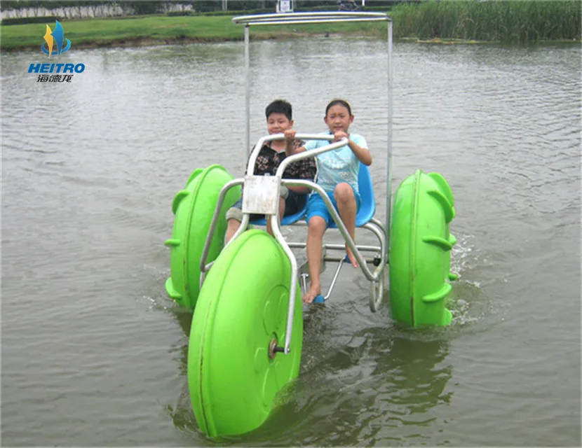 High quality big wheel sea water pedal tricycle with fast delivery Water Park Rides for Sale