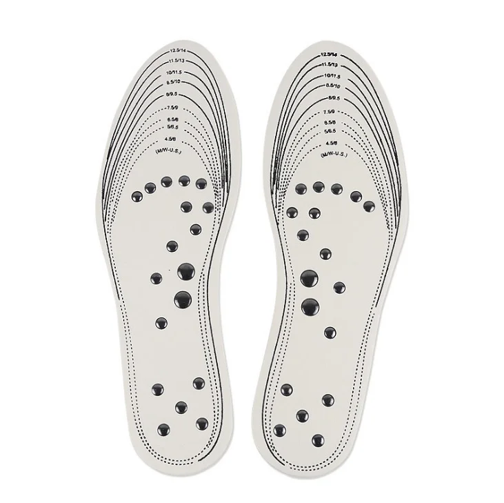 Hot Sale Foot Pain Relief Therapeutic Acupuncture Magnetic Massage Shoes Insoles