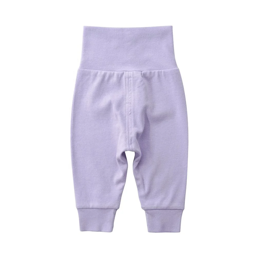 Осень-зима, лидер продаж, эластичные однотонные детские леггинсы с высокой талией