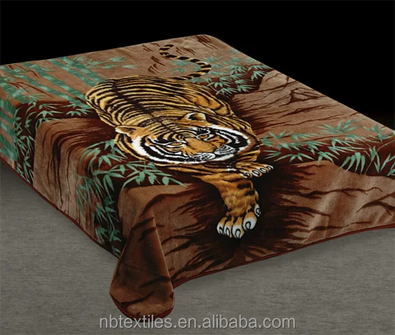 Mink blanket in china/raschel blanket