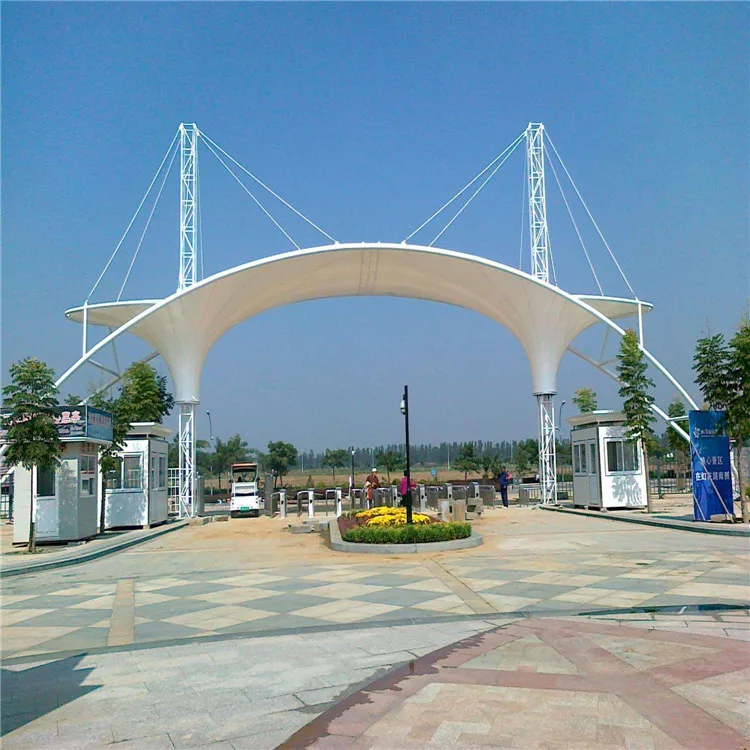 Tensile Membrane Structure Modern Awning For Swimming Pool