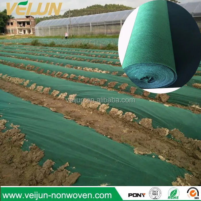 Барьерная ткань для сорняков, Тканое покрытие для земли, коврик для защиты от корней сорняков для сельскохозяйственных растений