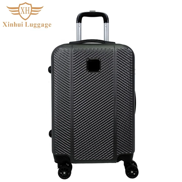 Cheap sale new design hard shell plastic suitcase carry-on ABS 4 wheels hand luggage easy trip suitcase