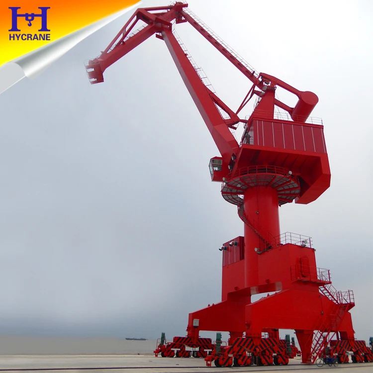 Сверхмощный двухлучевой судовой кран Goliath