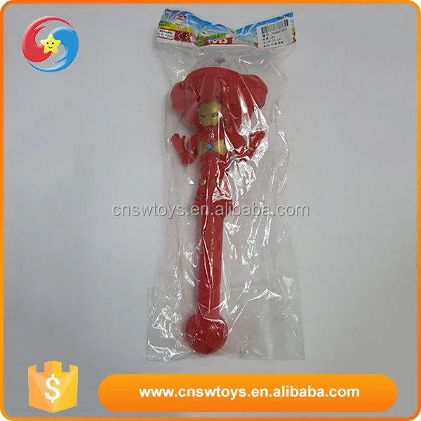 Seven colors cartoon shape sound control hot new light up plastic toy sword