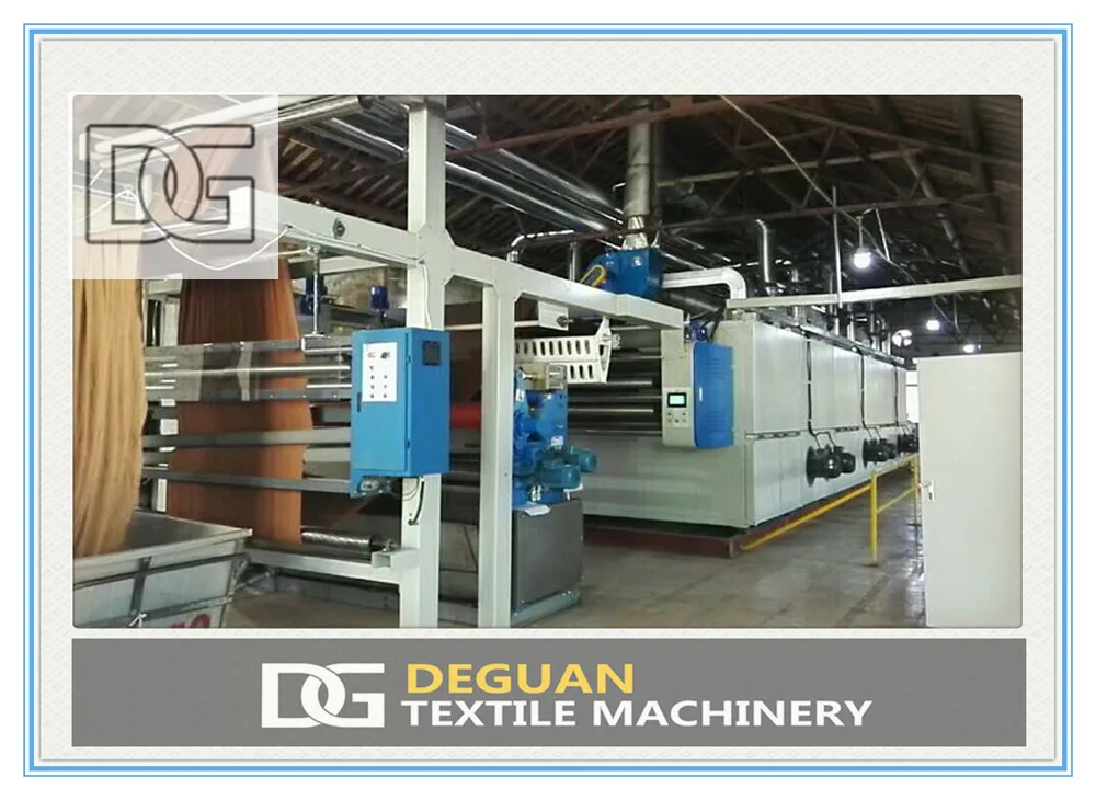 Deguan Textile Finishing Machinery Relax Dryer used for drying cylinder and open-width fabric with three-layer belt