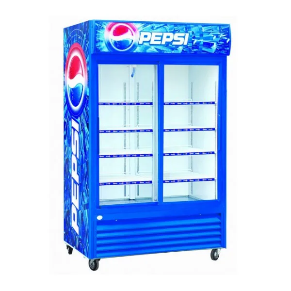  Двойные полые стеклянные двери Pepsi холодильник для супермаркета