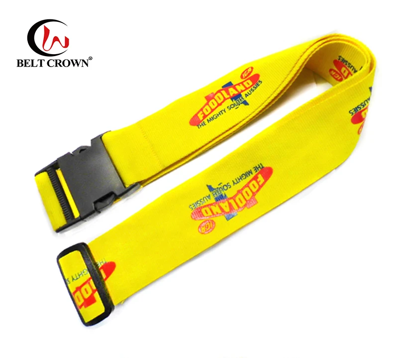Customized  silk screen printed Travel Luggage Straps