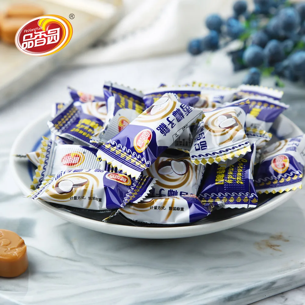 OEM Confectionery Coconut Flavor hard boiled candy