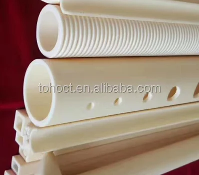 Acid and alkali corrosion resistant alumina ceramic grouting pipe tube