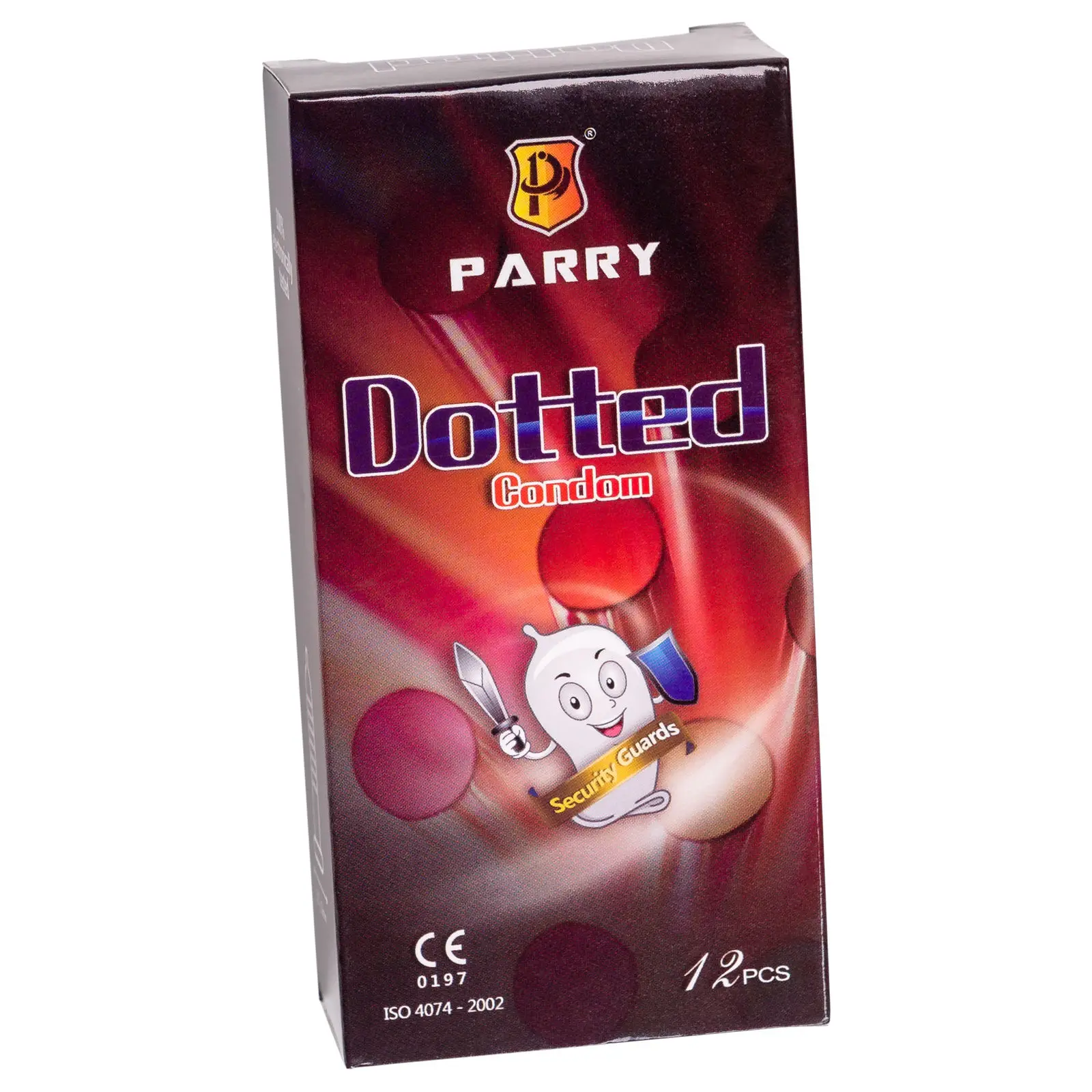 Big dots Male condom 12 pcs box lubricated big dotted condom private label