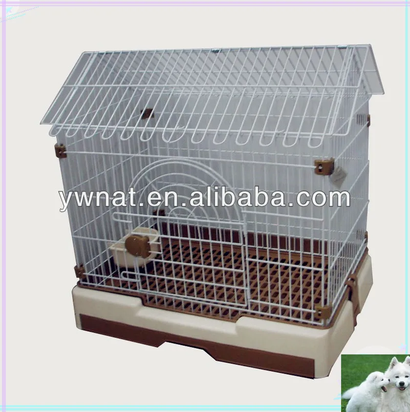 2014 дом- типа съемный нижний лоток квадратных металла собаки клетка