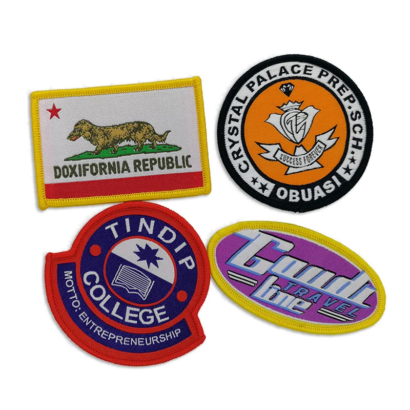 Custom high quality cloth badge makers