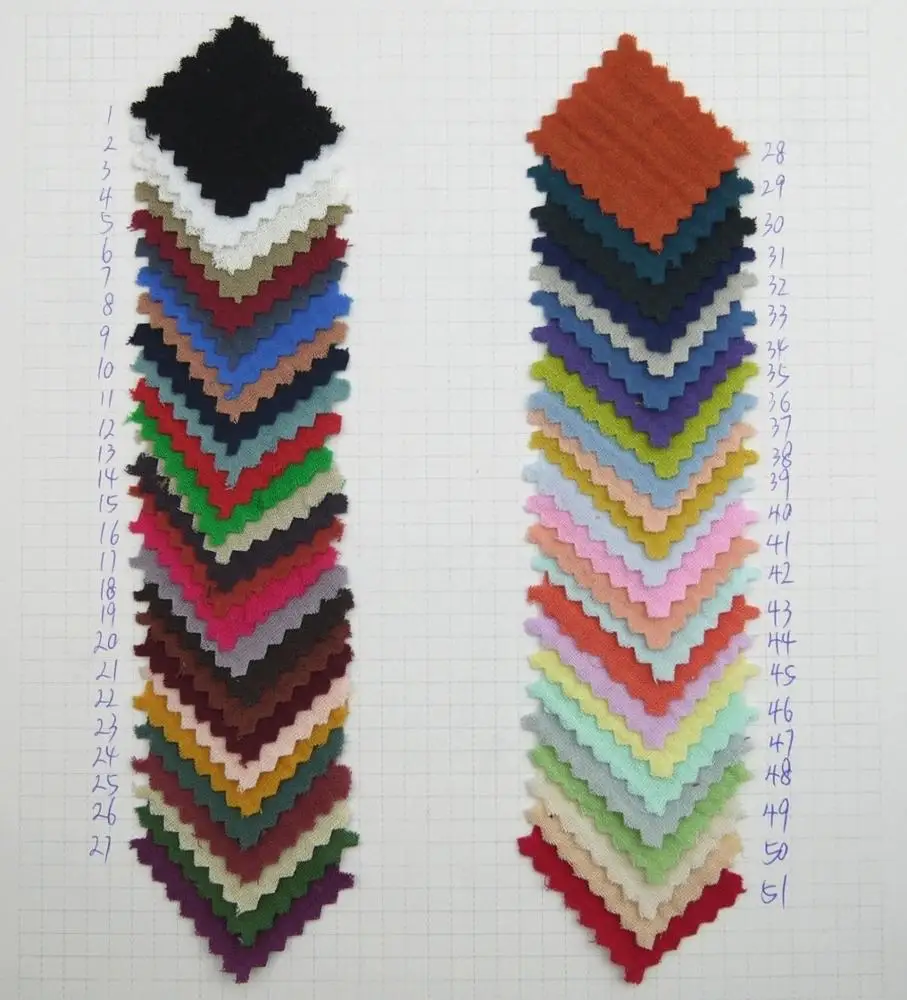 Large stock garment fabric using 100% cotton dyed double layers gauze crepe fabric