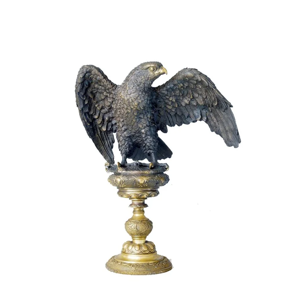 Shtone скульптуры животных Орел Крытый фигурка TPAL-053 Крытый арт-деко Бронзовых Статуй