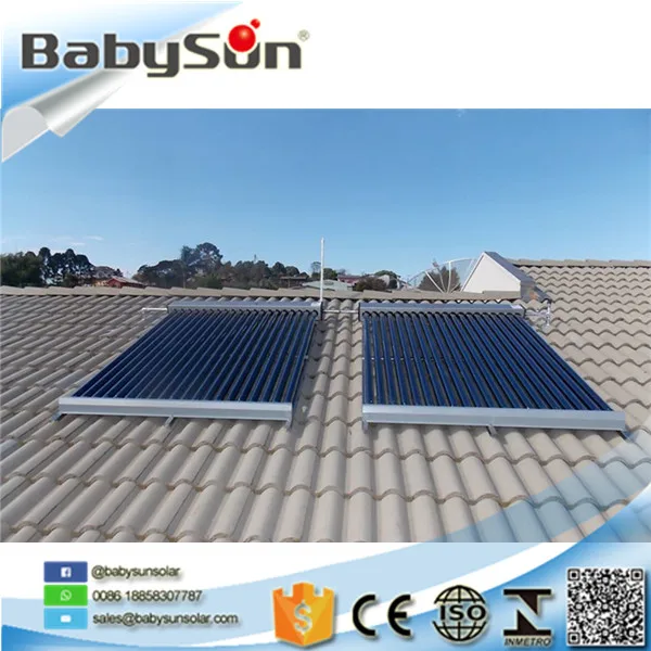 INMETRO Domestic Solar Water Heater sun water heater vacuum tube solar collector