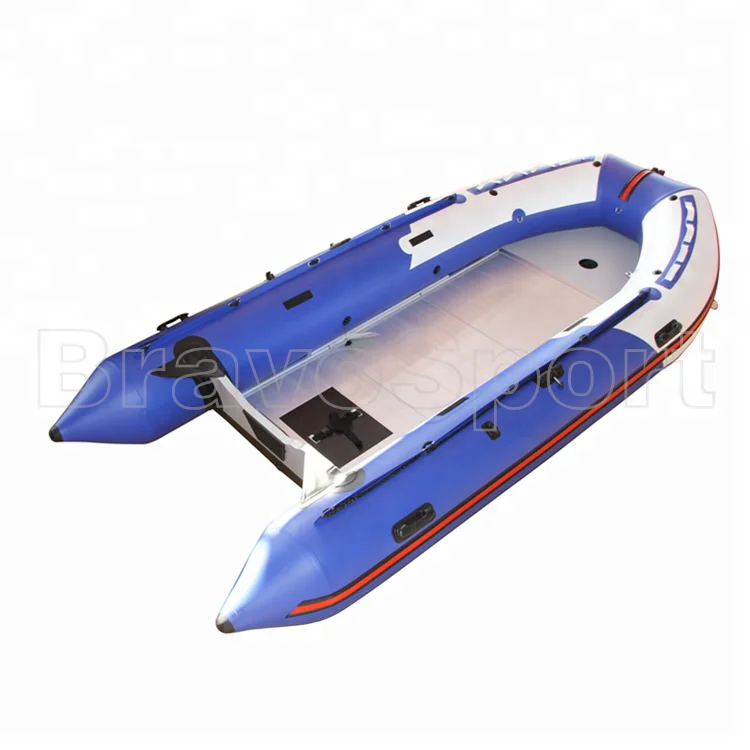 China New Product Blue Color 4.3m PVC Inflatable Rowing Boat For Sale (60806044877)