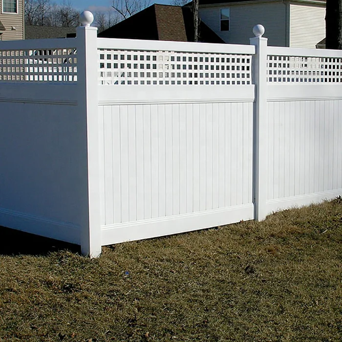 fentech cheap outdoor pvc/plasitc/vinyl lattice privacy lattice