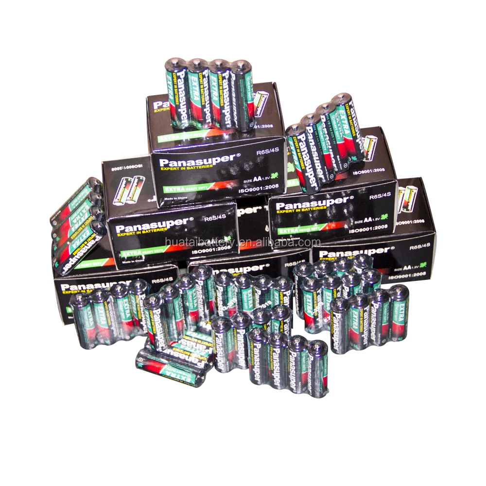 Super Quality R6 AA UM-3 1.5V Panasuper Heavy Duty Battery