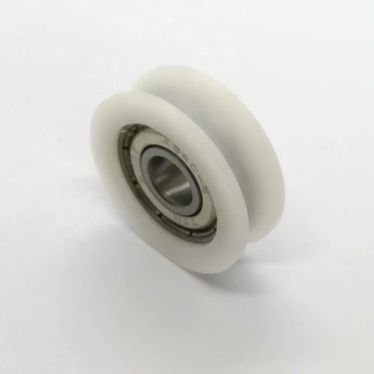 8x30x10 мм нейлоновый пластиковый ролик U-образный направляющий ролик с подшипником 608 для раздвижной двери