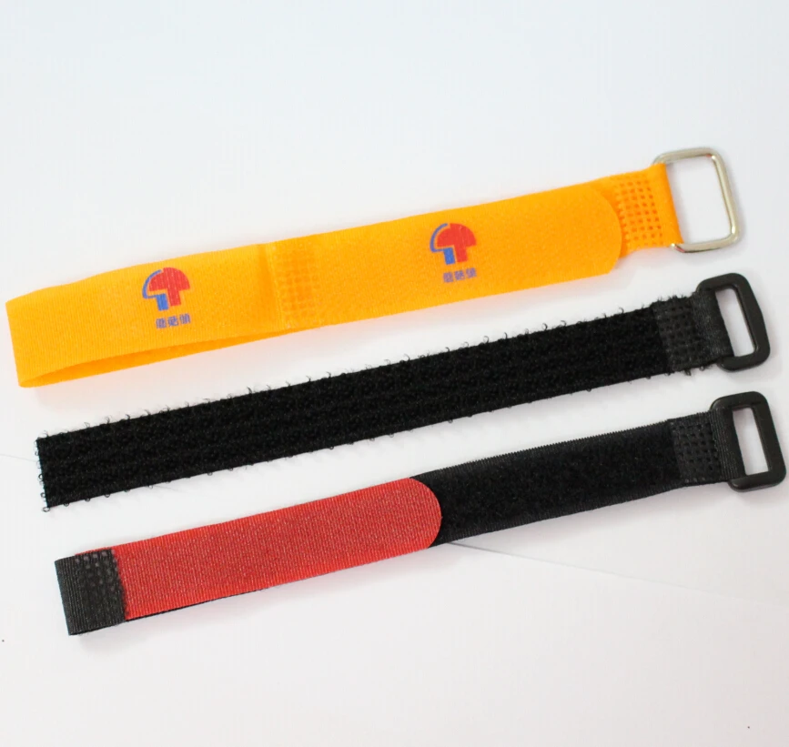 регулируемая цветные крюк и петля мягкой velcro ремни с металлической пряжкой